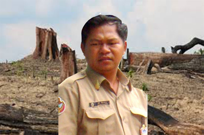 រូបលោក ទា-គឹមសុទ្ធ នាយខណ្ឌ​រដ្ឋ​បាល​ព្រៃឈើខេត្ត​សៀមរាប