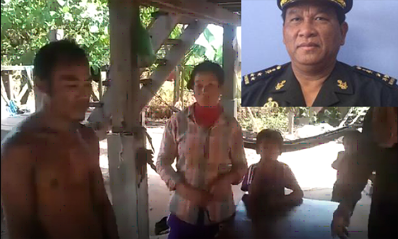 រូបថតជនរងគ្រោះ និង​លោក សថាវី អភិបាលខេត្តឧត្តរមានជ័យ