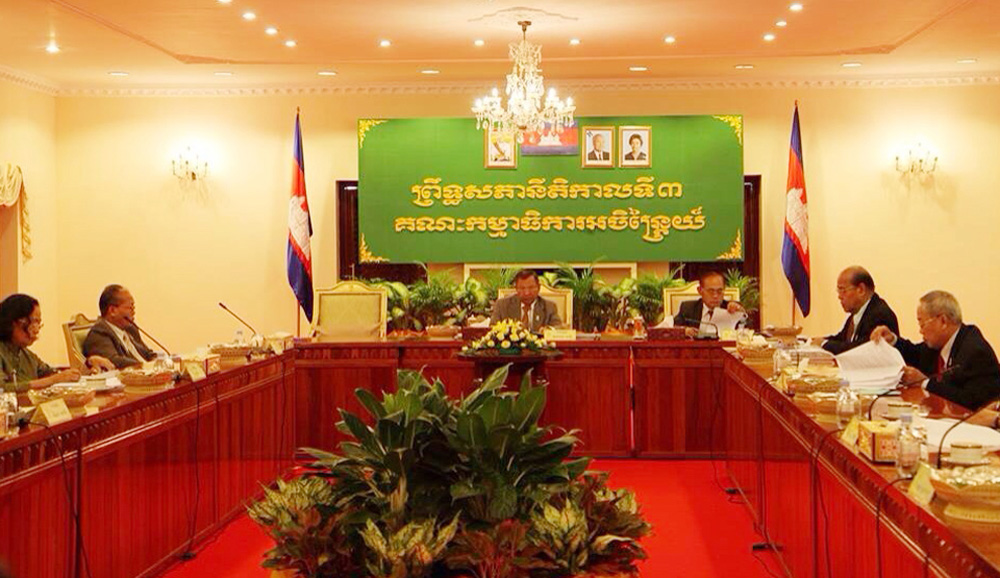 រូបភាពនៃ​ កិច្ច​ប្រជុំគណកម្មាធិការអចិន្រ្តៃយ៍ព្រឹទ្ធសភានាថ្ងៃទី០៩​ខែតុលាឆ្នាំ២០១៤