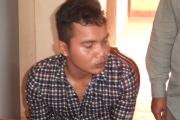 រូបភាពលោក ហុងវីចិត្រ តៃកុងឡានដឹកឈើក្រញូង