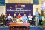 កម្មវិធីបើកផ្សារប្រតិដ្ឋលើកទី៦ នៅអនុវិទ្យាល័យមិត្តភាពខ្មែរ-ជប៉ុនព្រះឥន្ទ្រកោសា